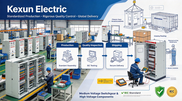 Strict Quality Inspection & Standardized Production Process at Kexun Electric